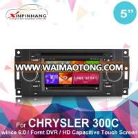 2 din car dvd player for Chrysler 300C with capacitive touch screen,3g/wifi internet