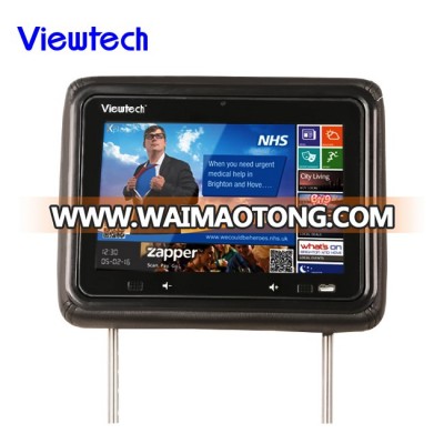 10.1'' car cab taxi digital ads video signage headrest